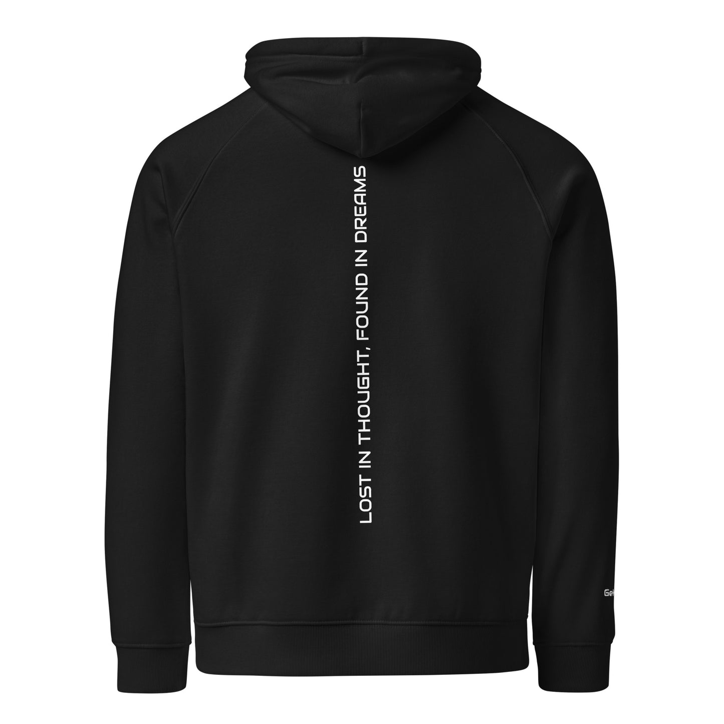 "DREAMER" - Unisex Bio-Raglan-Hoodie bestickt