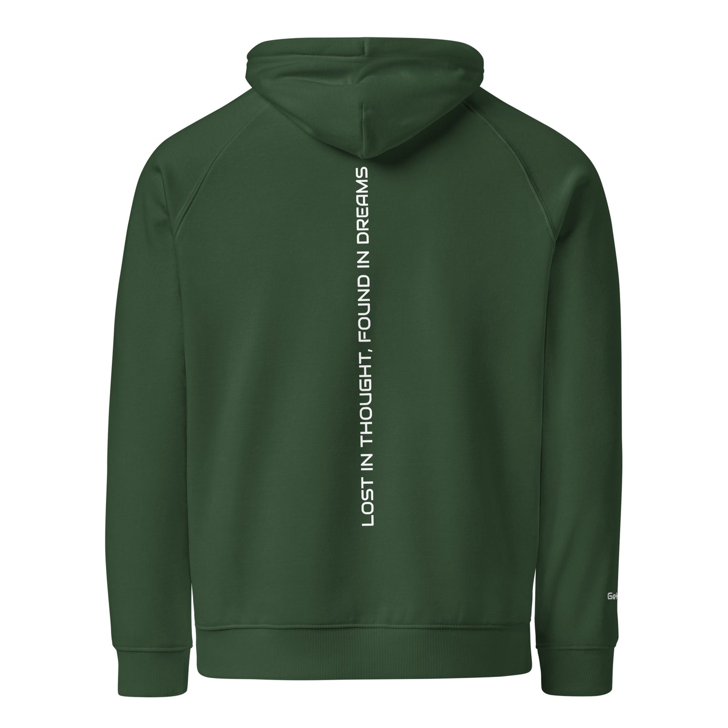 "DREAMER" - Unisex Bio-Raglan-Hoodie bestickt