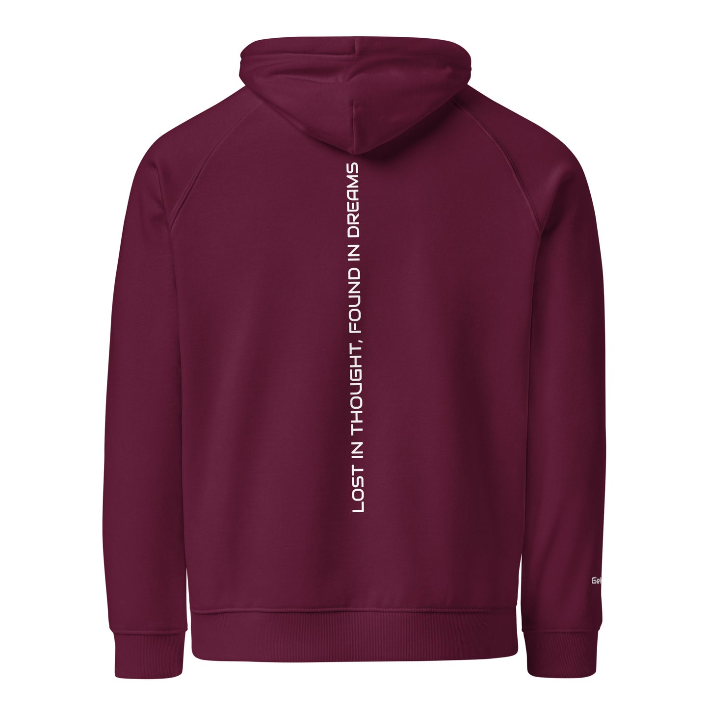 "DREAMER" - Unisex Bio-Raglan-Hoodie bestickt