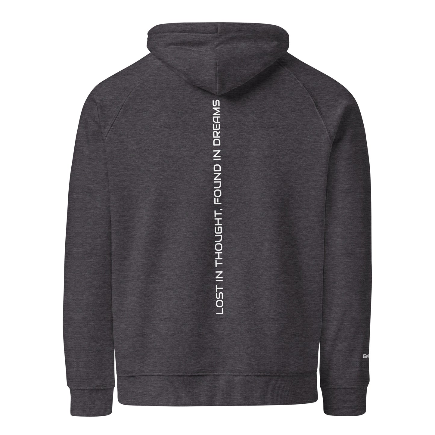 "DREAMER" - Unisex Bio-Raglan-Hoodie bestickt