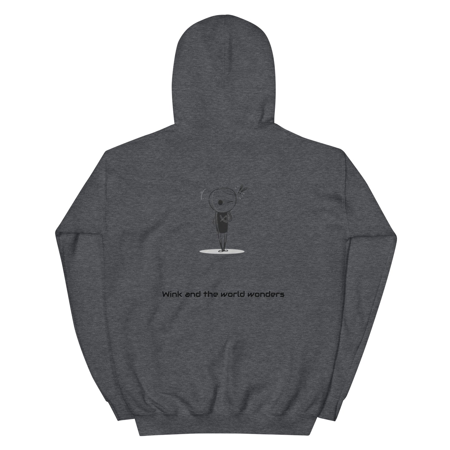 "WINK" Unisex-Hoodie bestickt