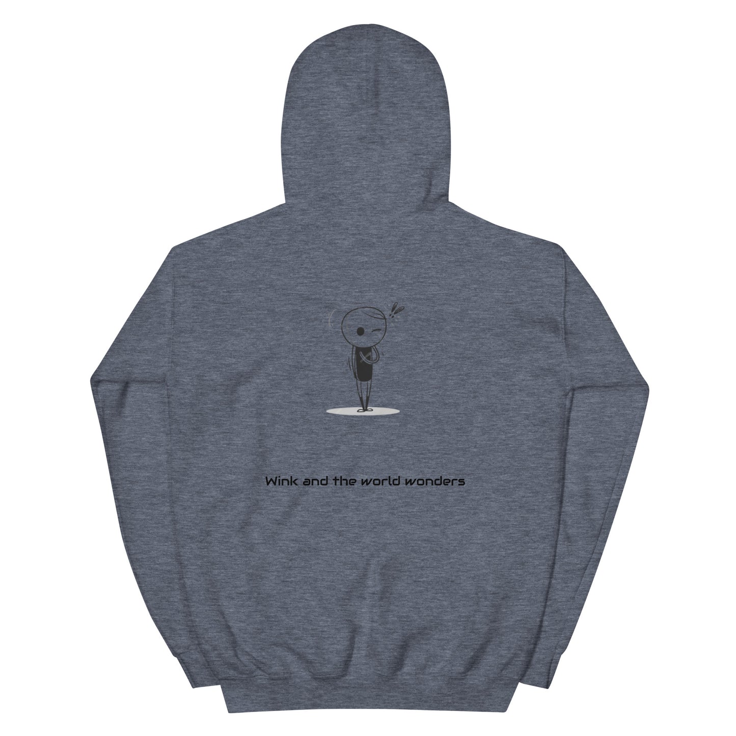 "WINK" Unisex-Hoodie bestickt