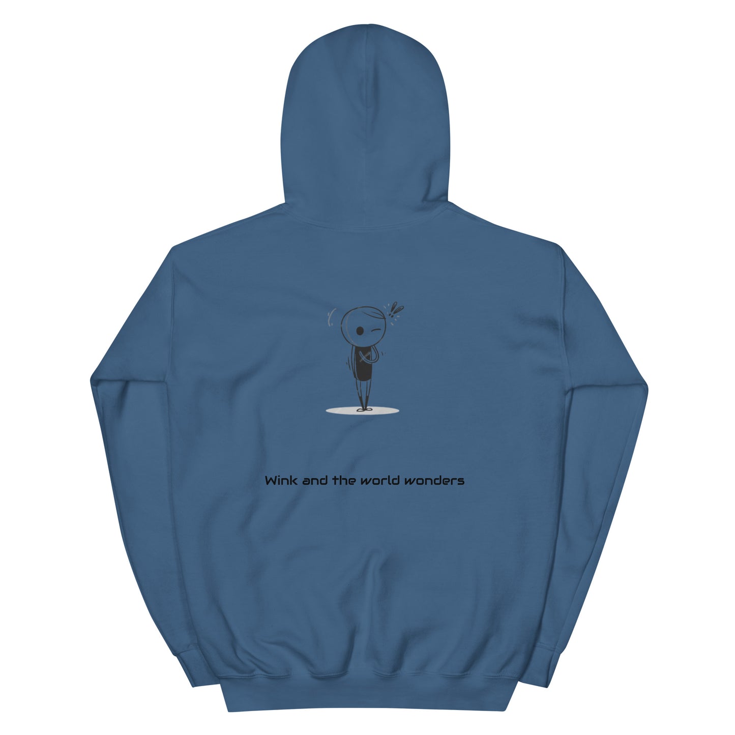 "WINK" Unisex-Hoodie bestickt
