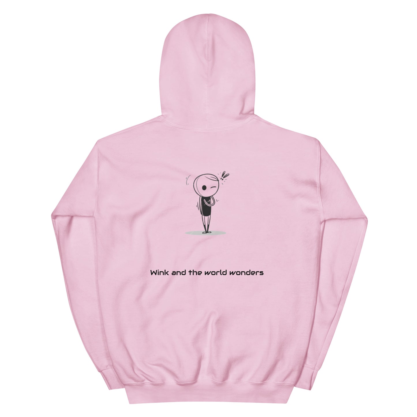 "WINK" Unisex-Hoodie bestickt