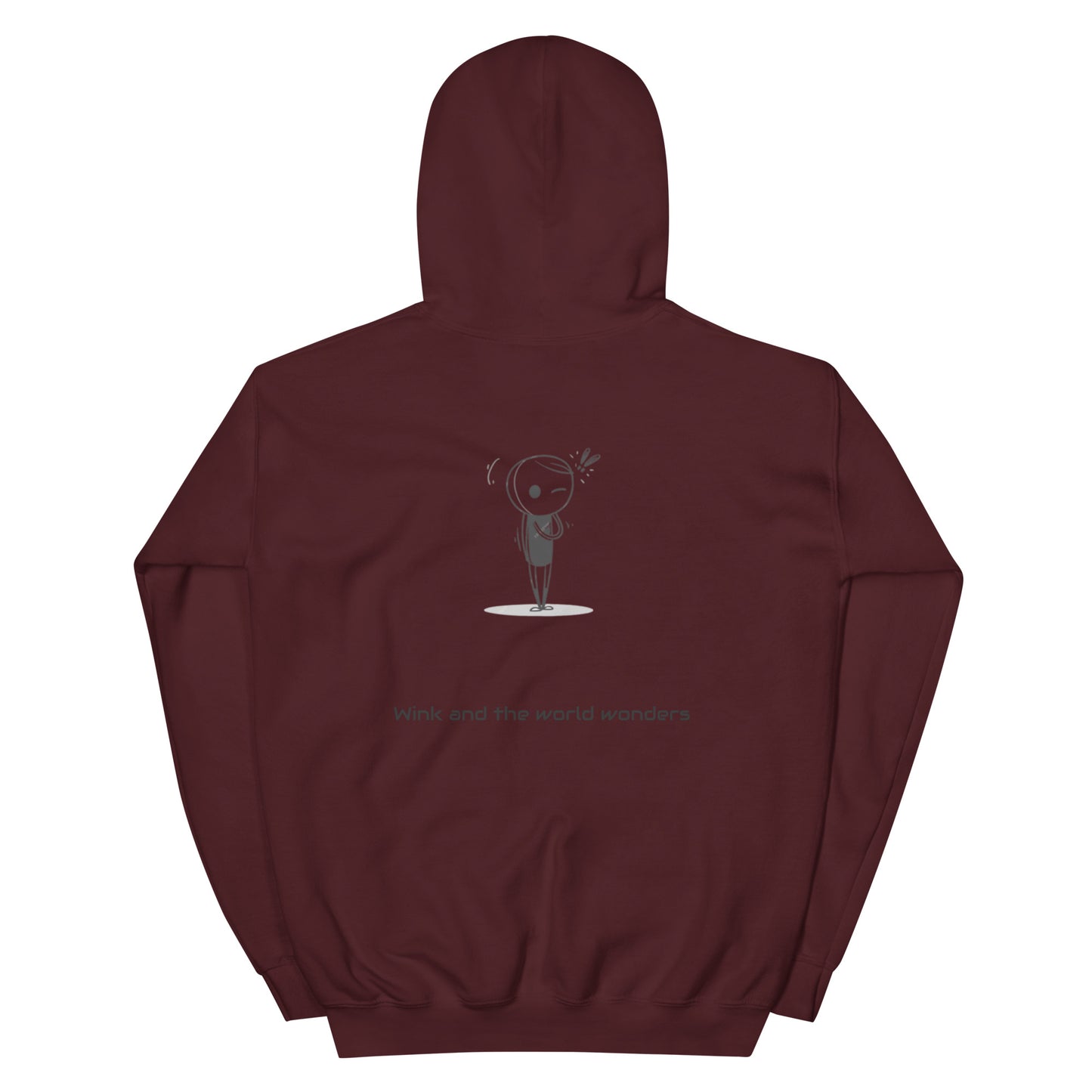 "WINK" Unisex-Hoodie bestickt