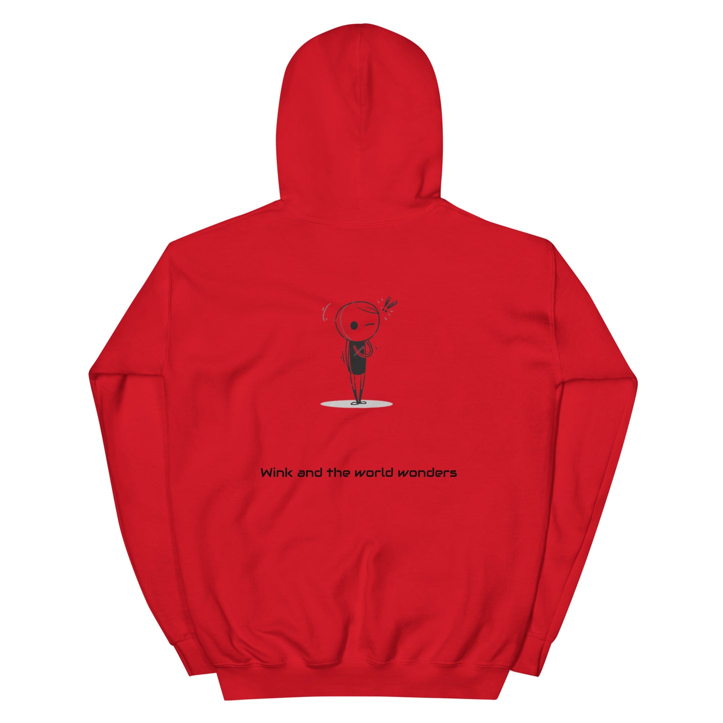 "WINK" Unisex-Hoodie bestickt