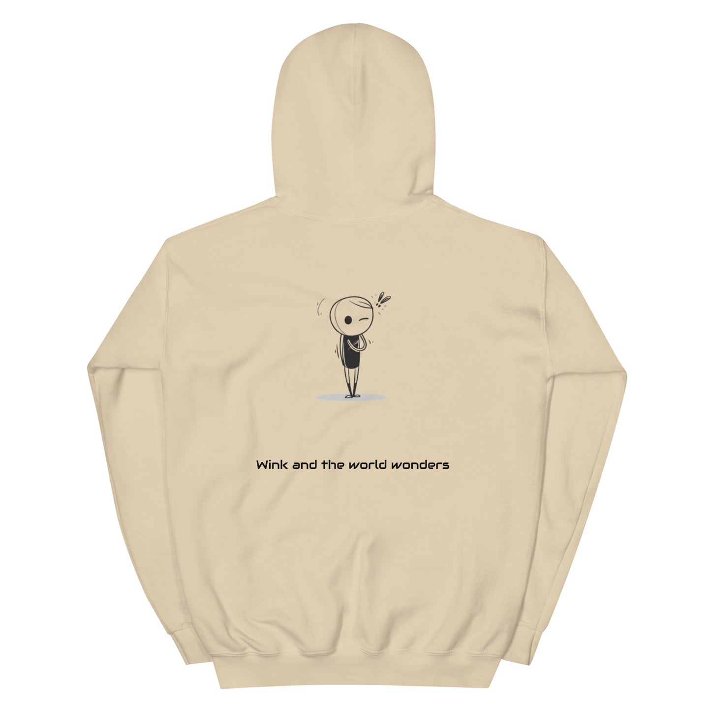 "WINK" Unisex-Hoodie bestickt