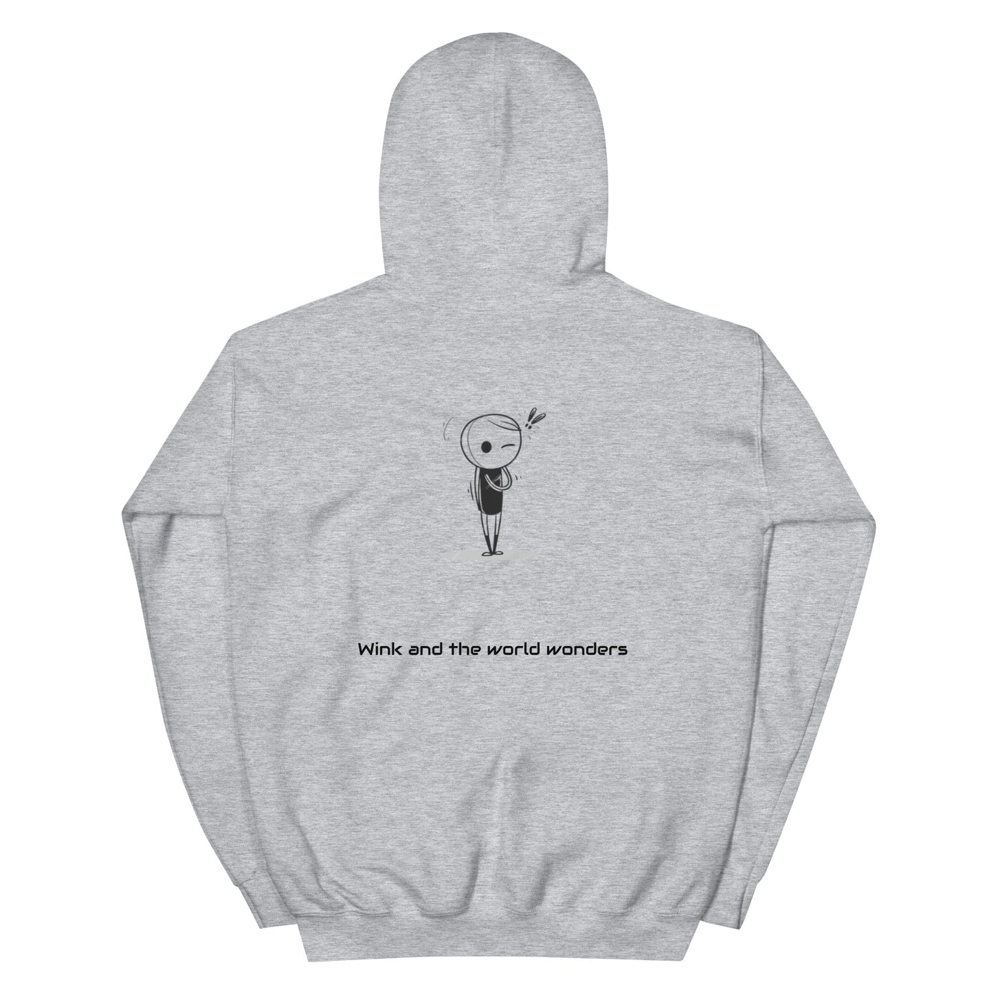 "WINK" Unisex-Hoodie bestickt
