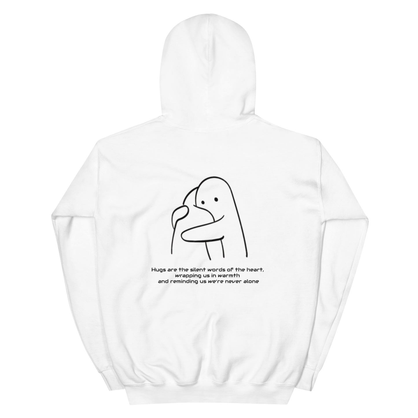 "HUGS" Unisex-Hoodie bestickt