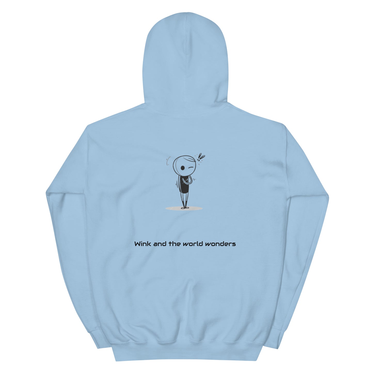 "WINK" Unisex-Hoodie bestickt